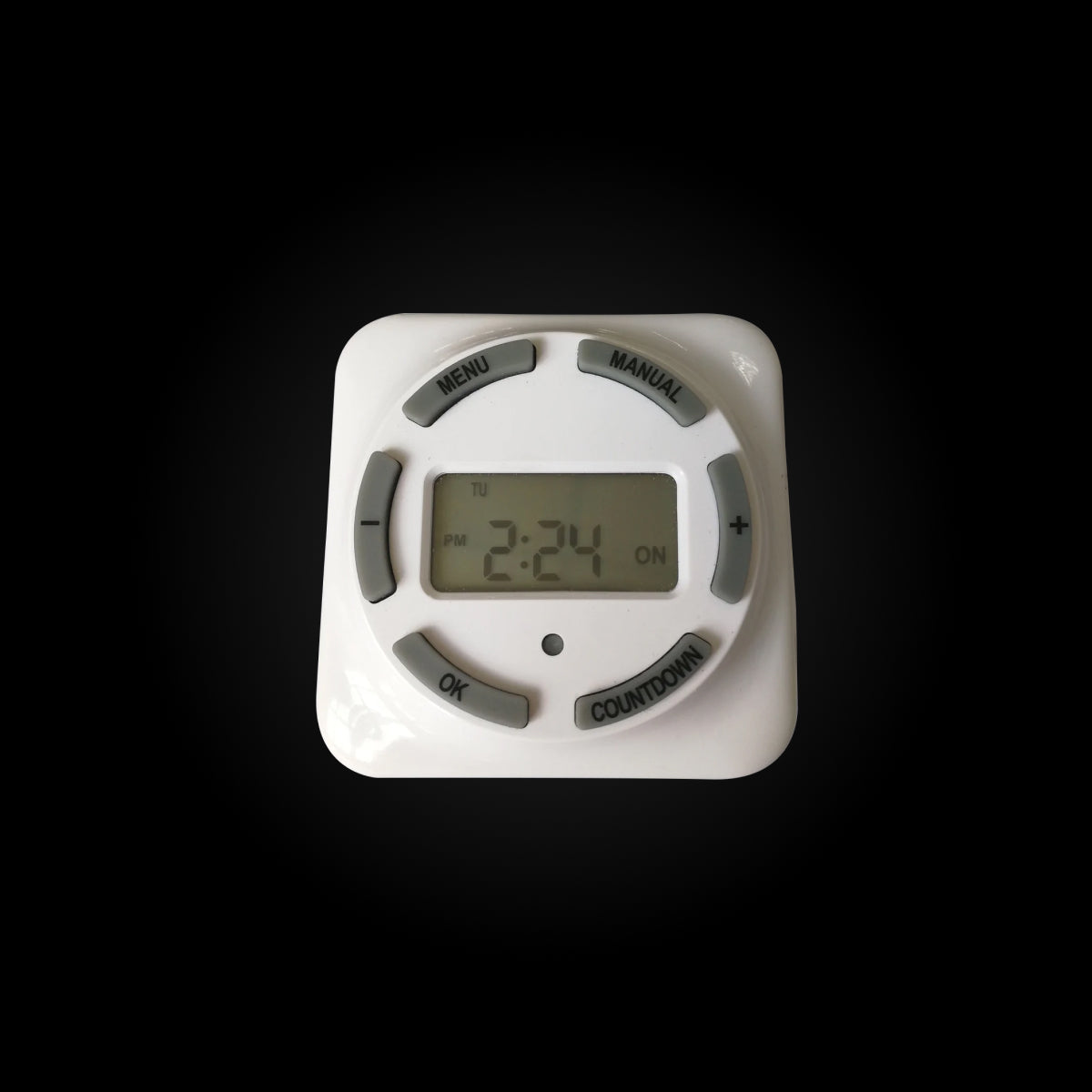 Tru-Scapes 70550795 TS-T100-D Plug-In Digital Timer, Stainless Steel | The Hardscape Exchange