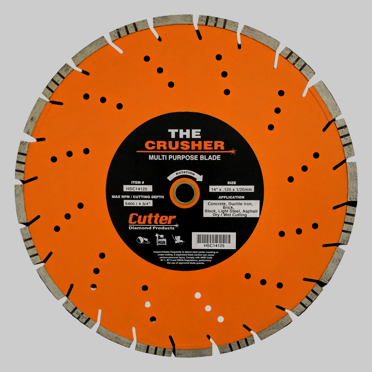 Multi Purpose Diamond Blade (The Crusher)
