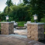 Modern Pillar Light (TS-PL101-BLK)