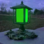 Modern Pillar Light (TS-PL101-BLK)