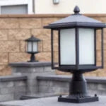Modern Pillar Light (TS-PL101-BLK)