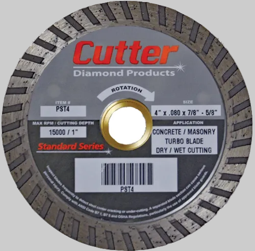 Continuous Rim Turbo Diamond Blades (Standard)