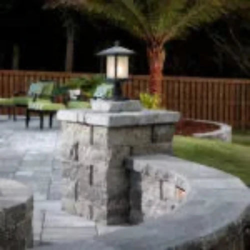 Modern Pillar Light (TS-PL101-BLK)