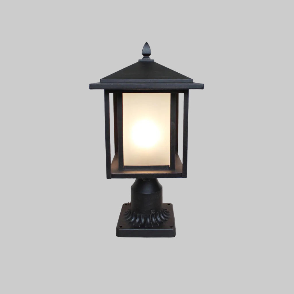 Modern Pillar Light (TS-PL101-BLK)