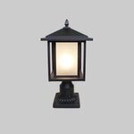 Modern Pillar Light (TS-PL101-BLK)