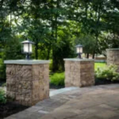 Modern Pillar Light (TS-PL101-BLK)