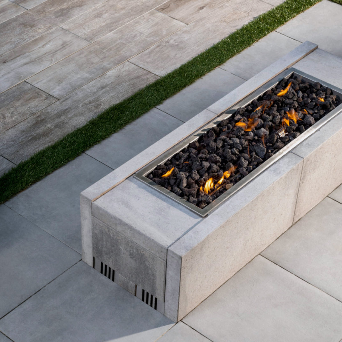 Elements 48″ Linear Gas Fire Pit Burner Kit