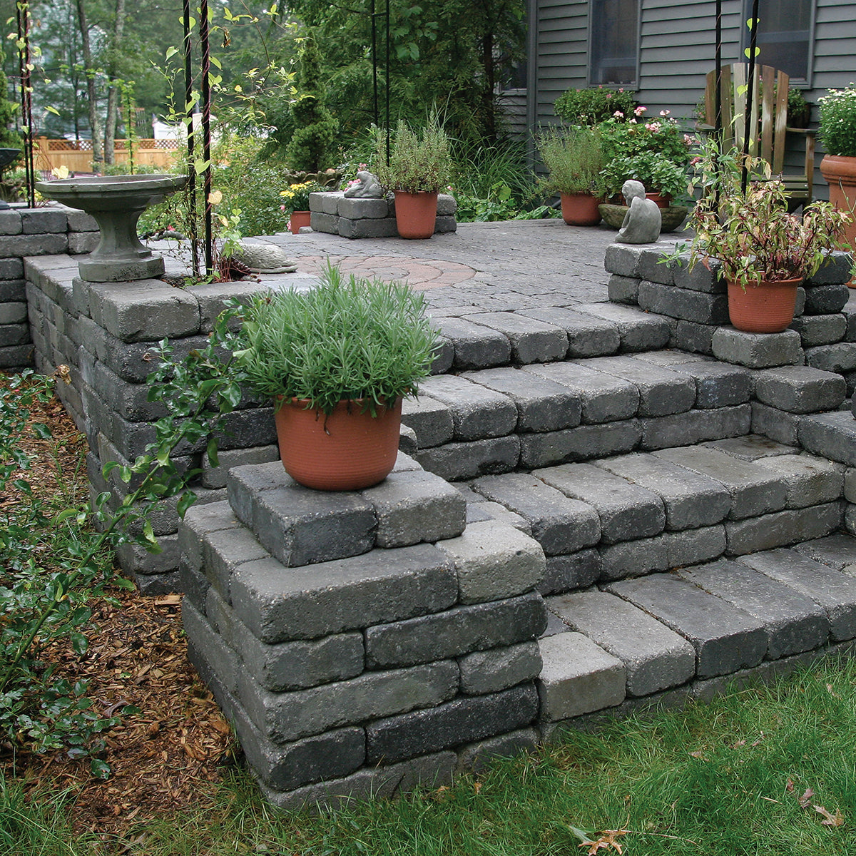 Stone Rumbled Wall Rumbled Wall | The Hardscape Exchange