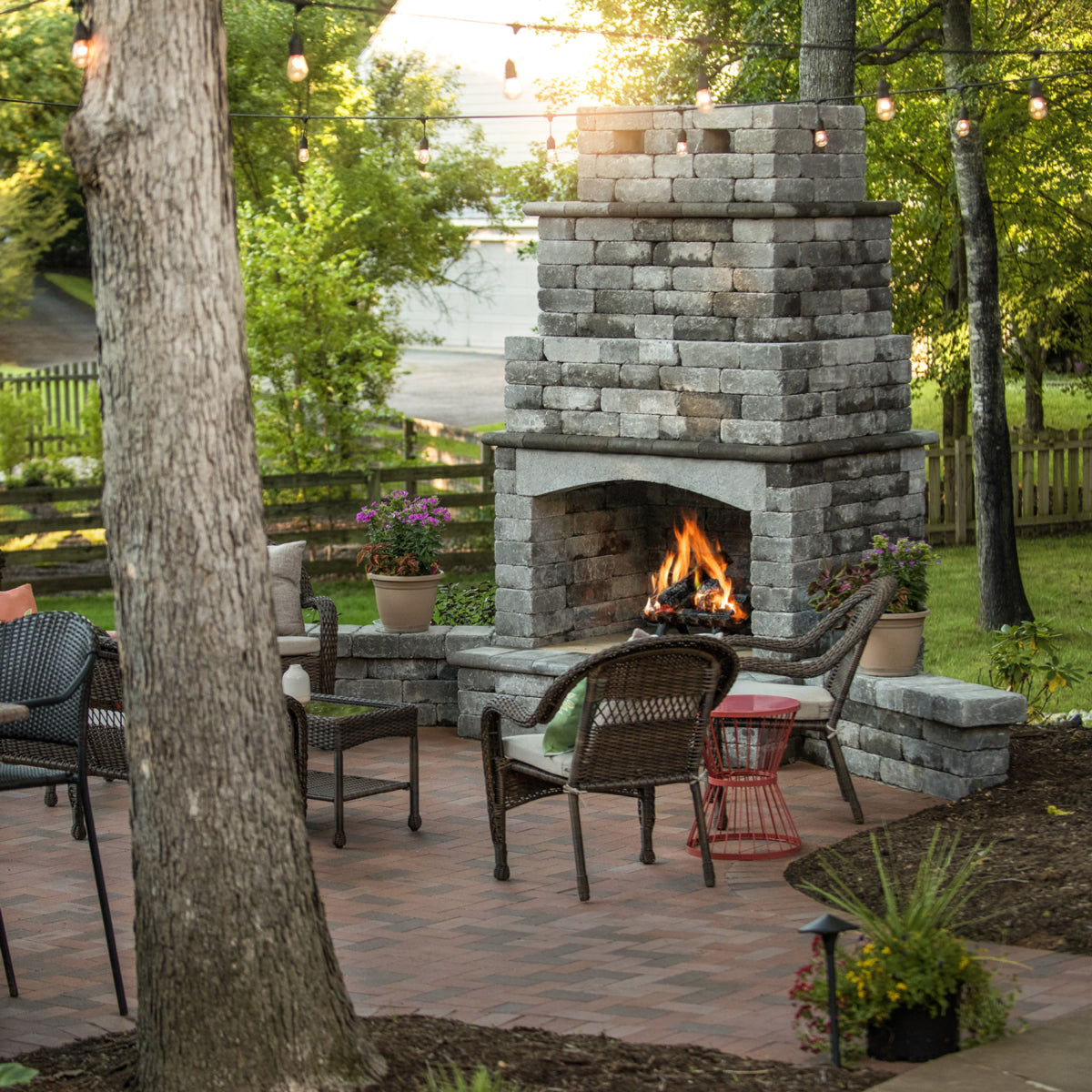 Weston Stone Traditional Fireplace