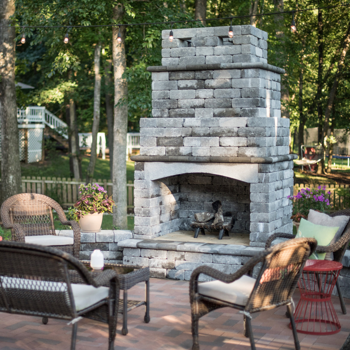 Weston Stone Traditional Fireplace