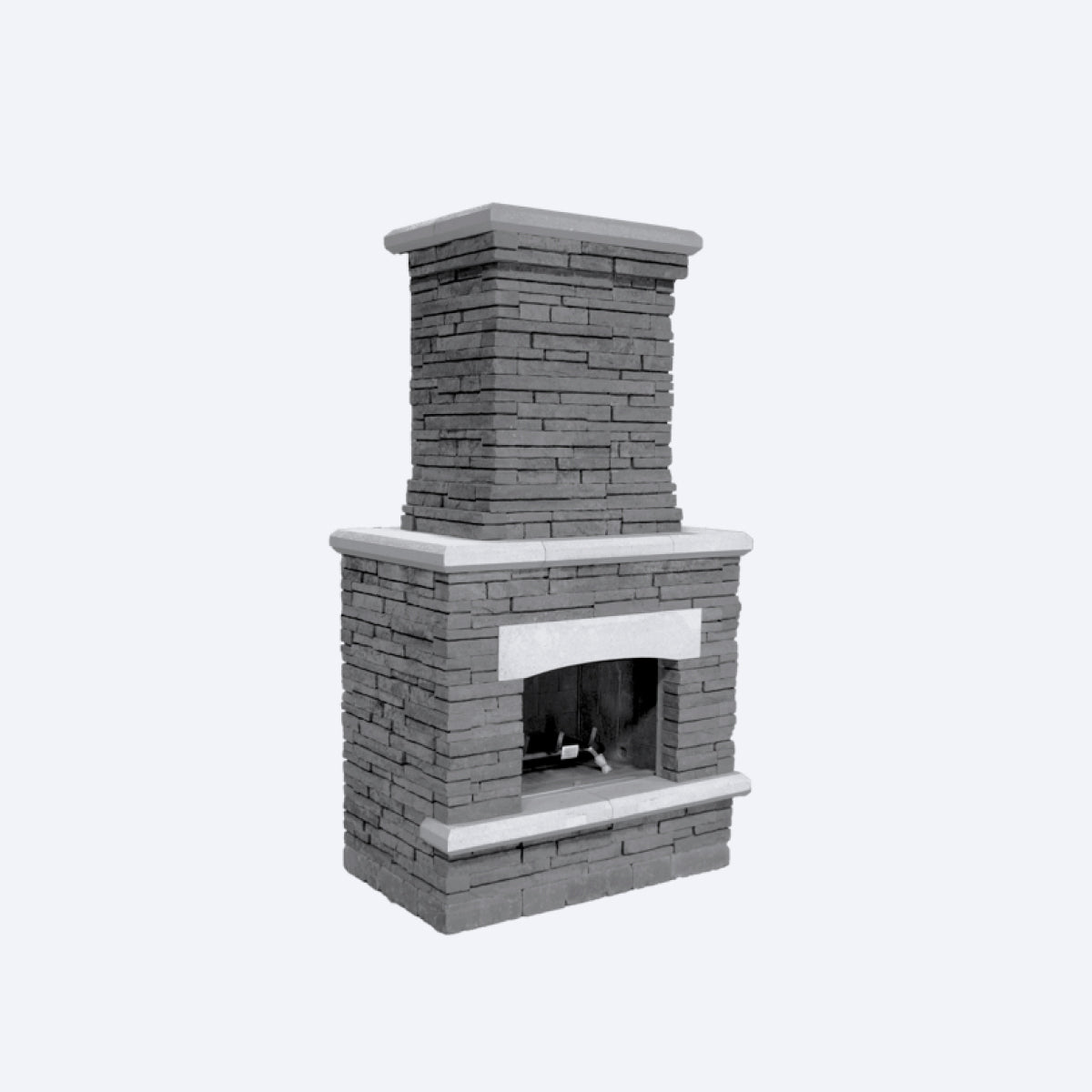 Fireplace |2’7”D x 4’3”W x 7’8”H