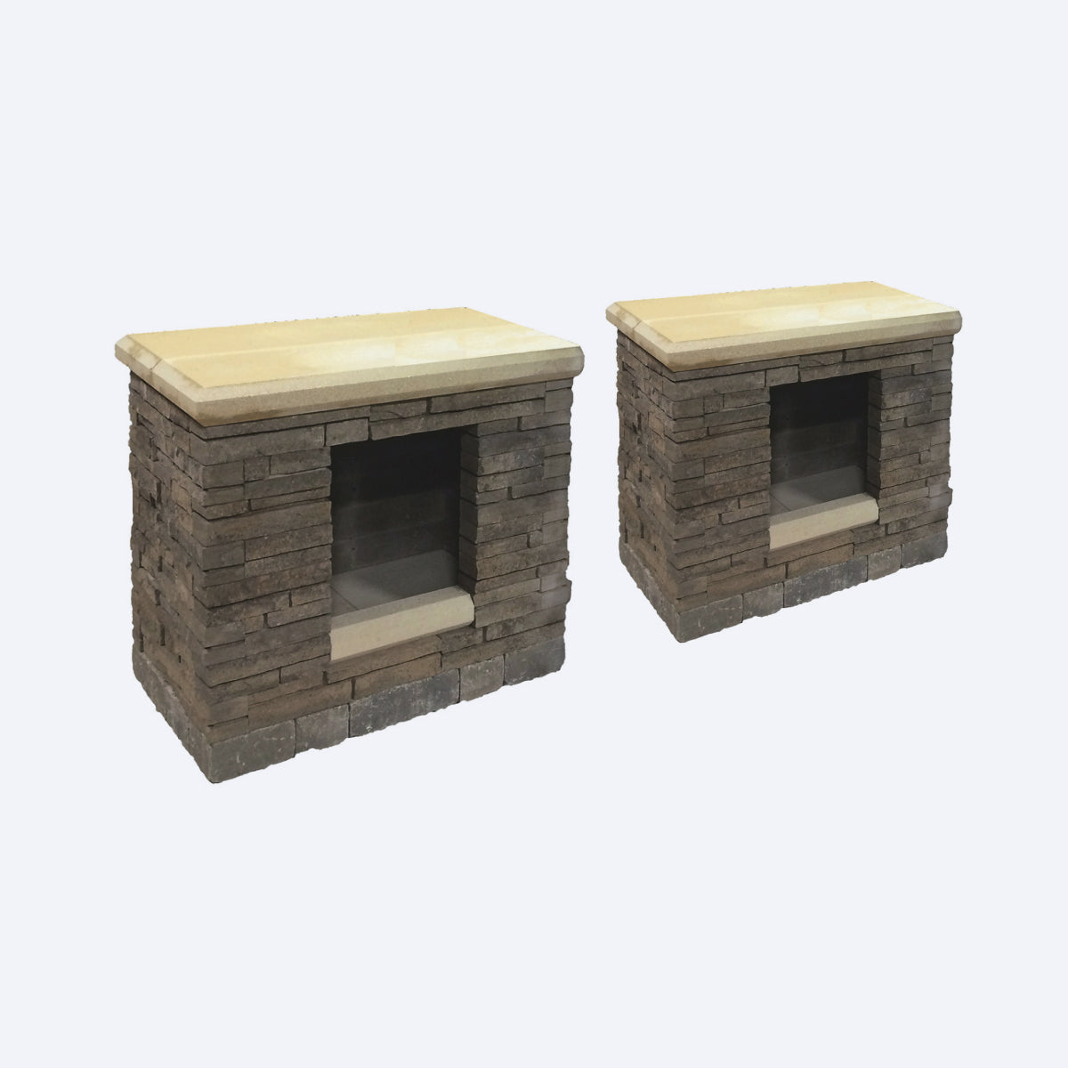 Wood Boxes Set |2’1 1/4”D x 3’3”W x 3’1”H |*Sold as a pair*