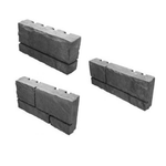 Ashlar Tandem|Unit 1 7 x 13 3/16 x 2 5/8|Unit 2 7 x 15 13/16 x 2 5/8|Unit 3 7 x 18 7/16 x 2 5/8